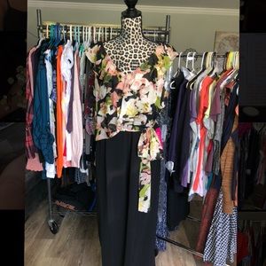 Alex Marie floral jumpsuit size 16